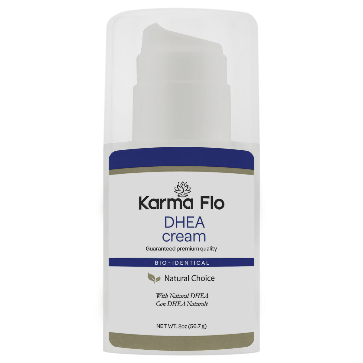 Karma Flo All Natural DHEA Topical cream. 15mg/ meterdosed pump